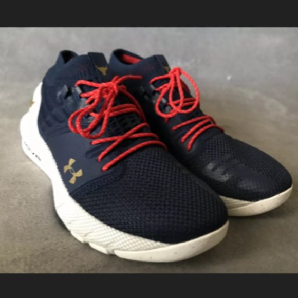 under armour navy trainers